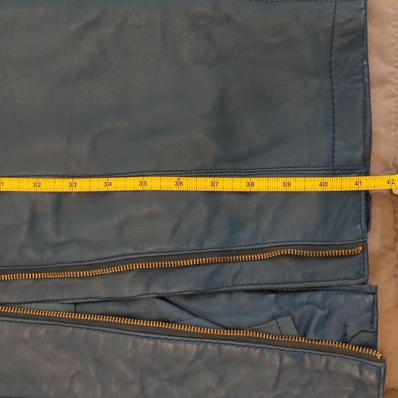 Michael Hoban Vintage Leather Jacket Dress - Picture 8 of 10